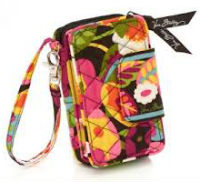 smartphone wristlet va va bloom vera bradley