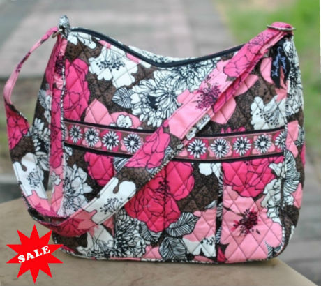 vera bradley moms day out mocha rouge